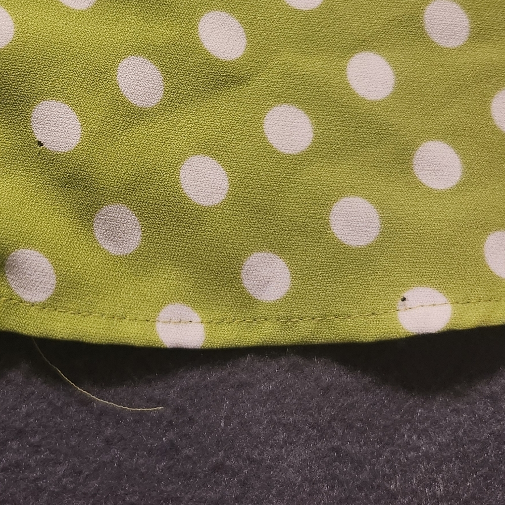 Susan Graver 2X Green White - Picture 2 of 10
